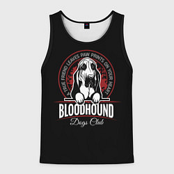 Майка-безрукавка мужская Бладхаунд Bloodhound, цвет: 3D-черный