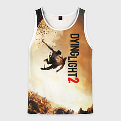 Майка-безрукавка мужская DYING LIGHT 2 НОВЫЙ МИР, цвет: 3D-белый