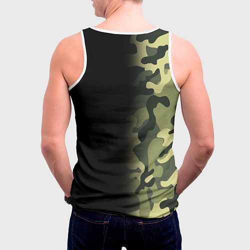 Мужская майка без рукавов ARMA 3 MILITARY / 3D-Белый – фото 4