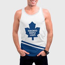 Майка-безрукавка мужская Toronto Maple Leafs Торонто Мейпл Лифс, цвет: 3D-белый — фото 2