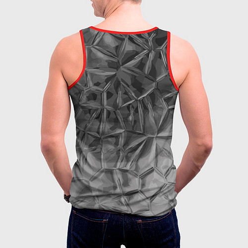 Мужская майка без рукавов Pattern 2022 vanguard / 3D-Красный – фото 4