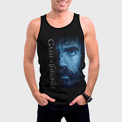 Майка-безрукавка мужская GoT Char Tyrion, цвет: 3D-черный — фото 2