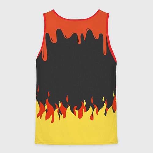 Мужская майка без рукавов Serious Sam Tormental 2D / 3D-Красный – фото 2