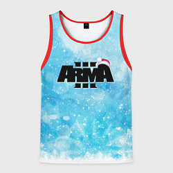 Мужская майка без рукавов ARMA 3 НОВОГОДНЯЯ