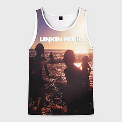 Майка-безрукавка мужская Linkin Park - One More Light, цвет: 3D-белый