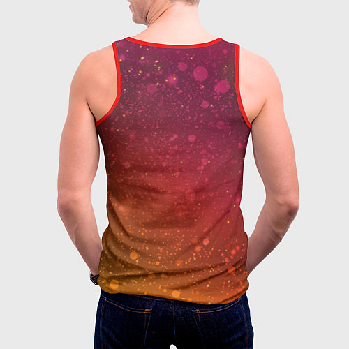Мужская майка без рукавов Robo Fight Metroid Dread / 3D-Красный – фото 4