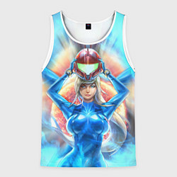 Мужская майка без рукавов Самус Аран Samus Aran