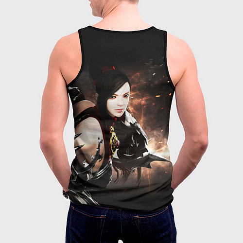 Мужская майка без рукавов LOST ARK INFIGHTER / 3D-Черный – фото 4