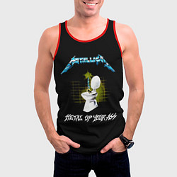 Майка-безрукавка мужская Kill Em All - Metallica, цвет: 3D-красный — фото 2