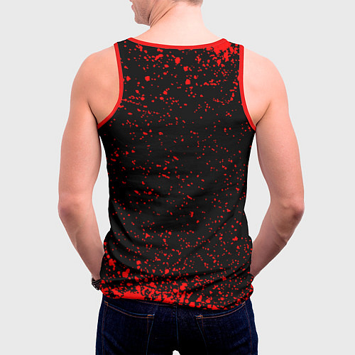 Мужская майка без рукавов Демоны старшей школы Клан Гремори / 3D-Красный – фото 4