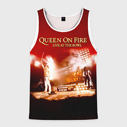 Мужская майка без рукавов Queen on Fire - Live at the Bowl