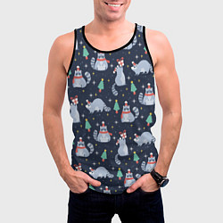 Майка-безрукавка мужская Eноты, цвет: 3D-черный — фото 2