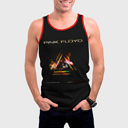 Майка-безрукавка мужская Live at the Empire Pool - Pink Floyd, цвет: 3D-красный — фото 2