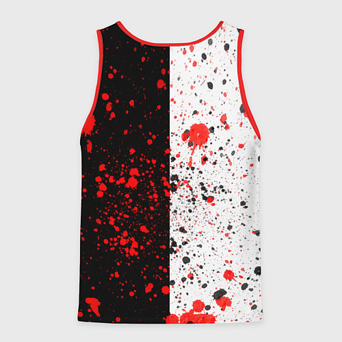 Мужская майка без рукавов Code Vein Logo / 3D-Красный – фото 2