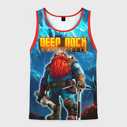 Майка-безрукавка мужская Deep Rock Galactic Scout, цвет: 3D-красный