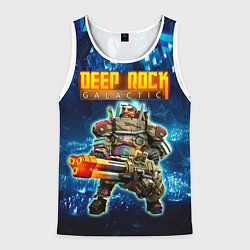 Майка-безрукавка мужская Deep Rock Galactic Gunner, цвет: 3D-белый