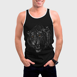 Майка-безрукавка мужская Tiger 2022!, цвет: 3D-белый — фото 2