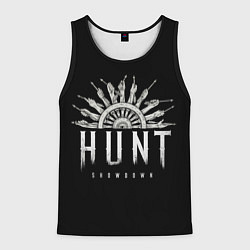 Майка-безрукавка мужская Колесо охоты, цвет: 3D-черный