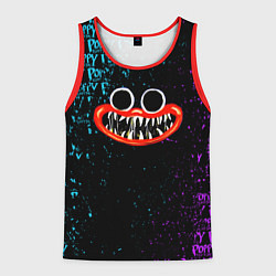 Майка-безрукавка мужская POPPY PLAYTIME ПОППИ ПЛЕЙТАЙМ МОРДОЧКА ХАГГИ ВАГГИ, цвет: 3D-красный