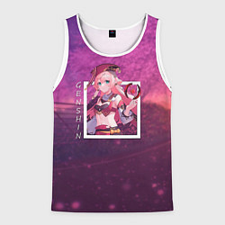 Мужская майка без рукавов Янь Фэй Yanfei, Genshin Impact Геншин импакт