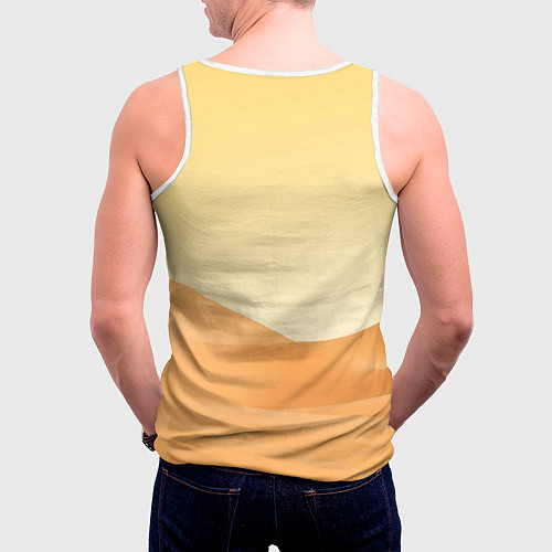 Мужская майка без рукавов KENSHI КЕНШИ / 3D-Белый – фото 4