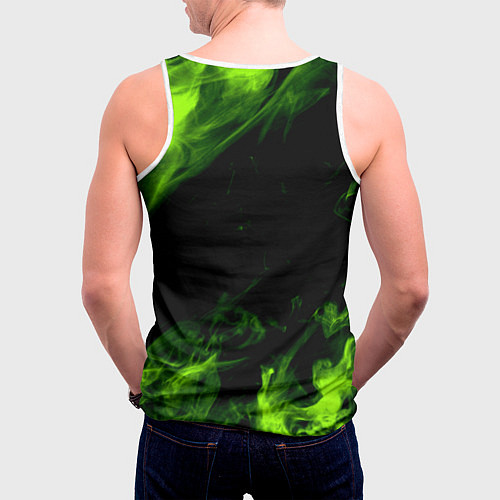 Мужская майка без рукавов Battletoads Rash / 3D-Белый – фото 4