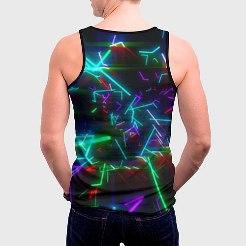 Мужская майка без рукавов Ghostrunner Logo / 3D-Черный – фото 4