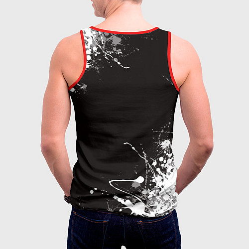 Мужская майка без рукавов Год тигра2022 / 3D-Красный – фото 4