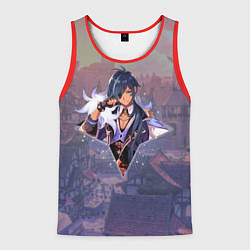 Мужская майка без рукавов Кэйа Kaeya в примогеме, Геншин импакт Genshin Impa