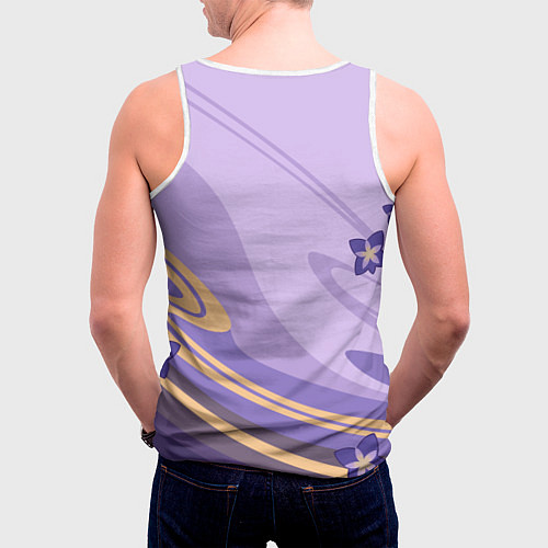 Мужская майка без рукавов БААЛ ЭИ СЁГУН / 3D-Белый – фото 4