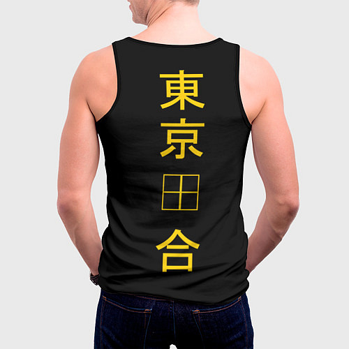 Мужская майка без рукавов TOSVA TEAM Tokyo Revenger / 3D-Черный – фото 4