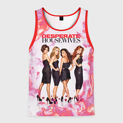 Майка-безрукавка мужская Отчаянные домохозяйки, героини, цвет: 3D-красный