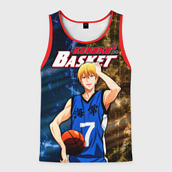 Майка-безрукавка мужская Kuroko no Basuke, Рёта Кисе Kise Ryota, цвет: 3D-красный