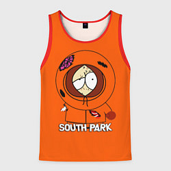 Майка-безрукавка мужская South Park - Южный парк Кенни, цвет: 3D-красный