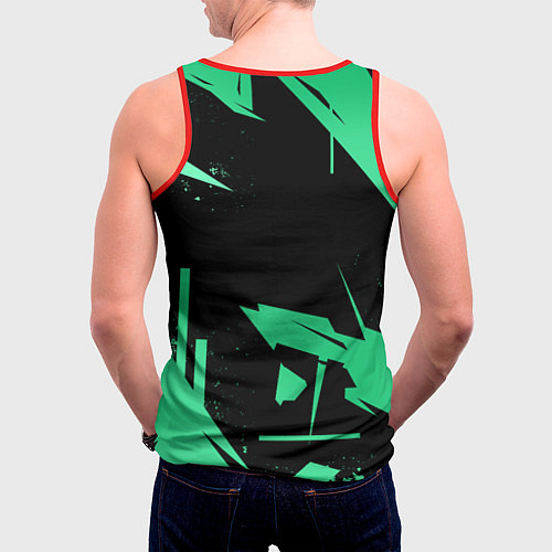 Мужская майка без рукавов СЯО XIAO GENSHIN / 3D-Красный – фото 4