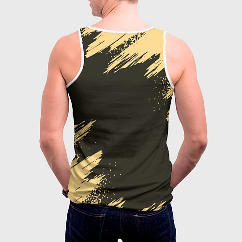 Мужская майка без рукавов Bendy And The Ink Machine Бенди / 3D-Белый – фото 4