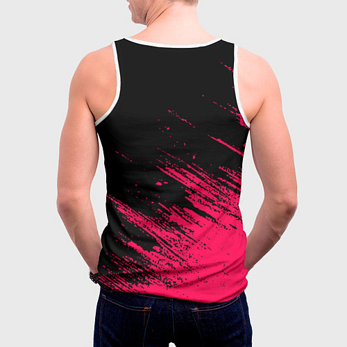 Мужская майка без рукавов Kuroko no Basuke, Akashi Seijuro Сейджуро Акаши / 3D-Белый – фото 4