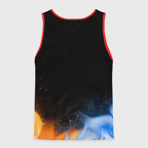 Мужская майка без рукавов Клеймор Клэр Лаки / 3D-Красный – фото 2