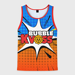 Мужская майка без рукавов Бабл квас бум