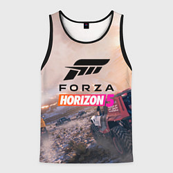 Майка-безрукавка мужская Форза Forza horizon 5, цвет: 3D-черный
