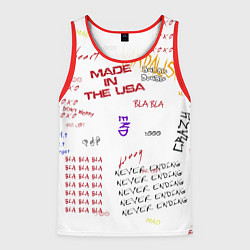 Мужская майка без рукавов Граффити стиль