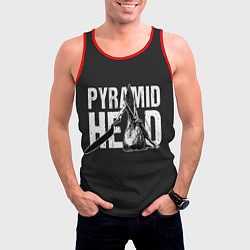 Майка-безрукавка мужская Pyramid Head, цвет: 3D-красный — фото 2