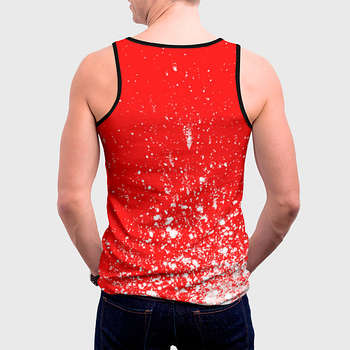 Мужская майка без рукавов РОБЛОКС Арт / 3D-Черный – фото 4