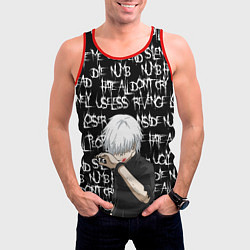 Майка-безрукавка мужская КАНЕКИ DEAD INSIDE, цвет: 3D-красный — фото 2