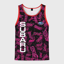Мужская майка без рукавов SUBARU STI PATTERN