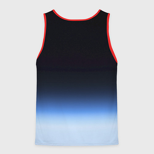 Мужская майка без рукавов NASA с МКС / 3D-Красный – фото 2