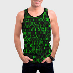 Майка-безрукавка мужская Бинарный Код Binary Code, цвет: 3D-черный — фото 2