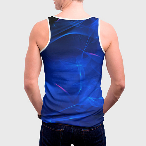 Мужская майка без рукавов Мазда mazda / 3D-Белый – фото 4