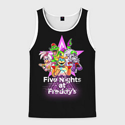 Майка-безрукавка мужская Game Five Nights at Freddys: Security Breach, цвет: 3D-белый