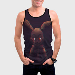 Майка-безрукавка мужская Five Nights at Freddys: Ванесса, цвет: 3D-черный — фото 2